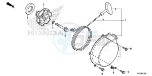 TRX420FA6H Europe Direct - (ED) drawing RECOIL STARTER