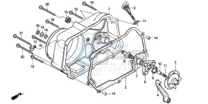 C50S drawing RIGHT CRANKCASE COVER