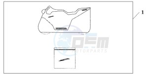 CBR600RRA France - (F / CMF 2F) drawing INDOOR CYCLE COVER