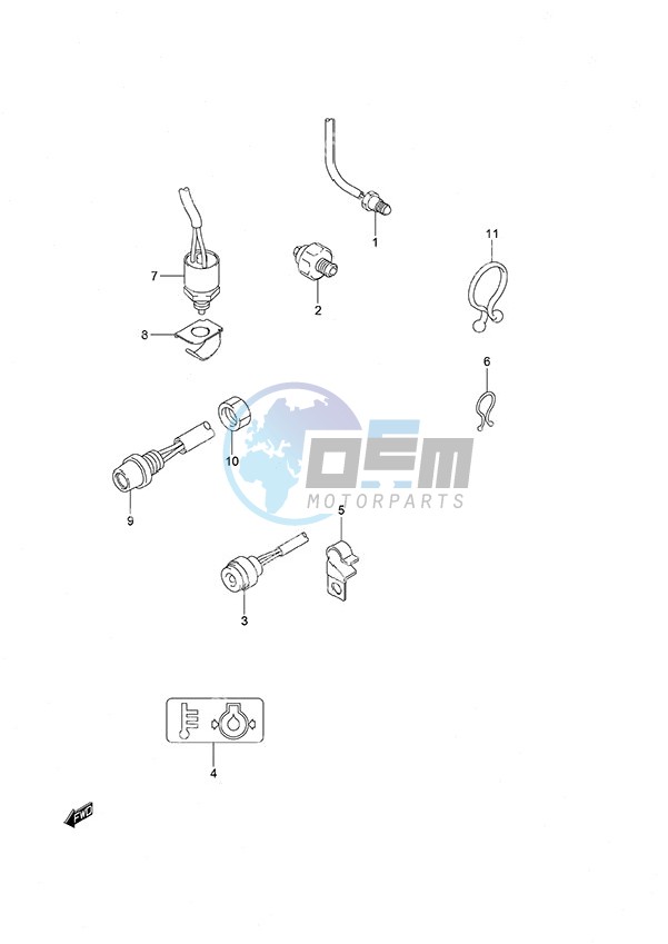 Sensor/Switch Gas Assist Tilt