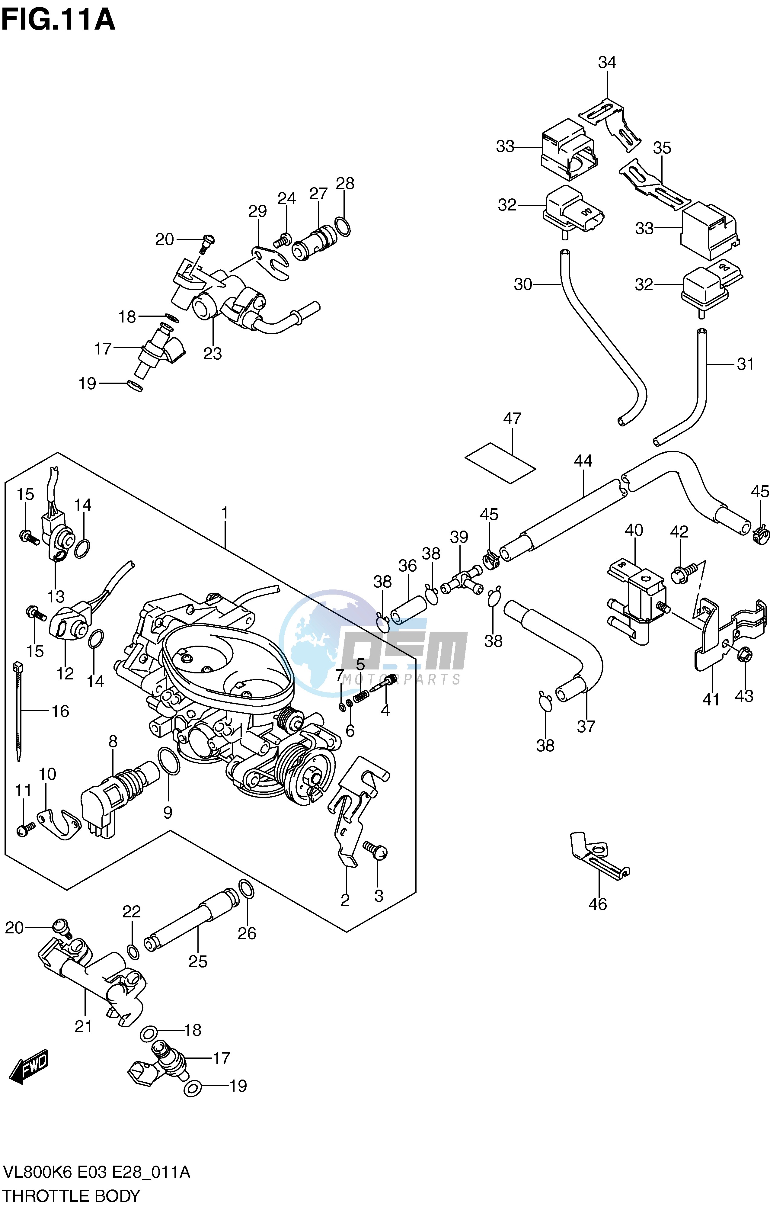 THROTTLE BODY (MODEL K9 L0)