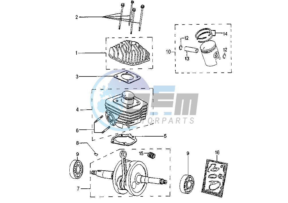 CYLINDER-CRANKSHAFT