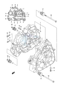 LT-A500X(Z) drawing CRANKCASE