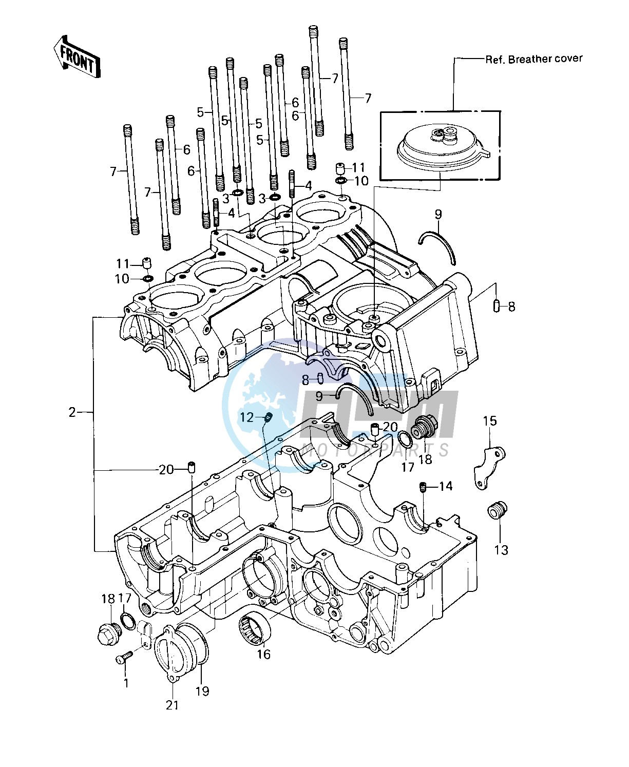 CRANKCASE -- 80-81 C1_C2- -