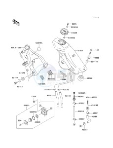 KLX 250 H [KLX250S] (H6F-H7F) H6F drawing FUEL TANK