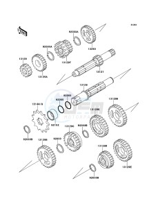 KX65 KX65AEF EU drawing Transmission