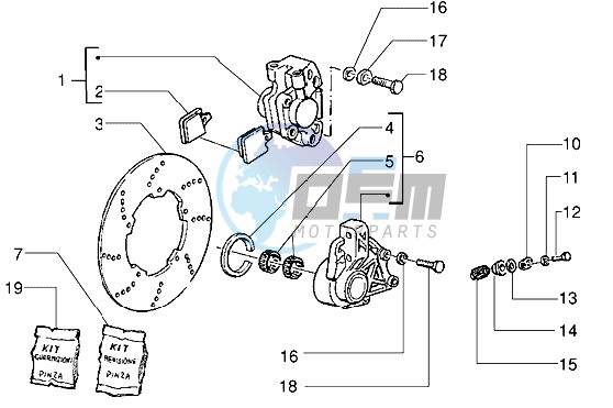 Brake caliper - Brake disc