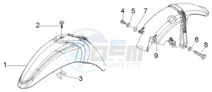 Liberty 50 4t RST ptt (E) Spain drawing Front and rear mudguard