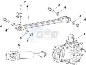 Griso S.E. 1200 8V USA-CND drawing Transmission complete