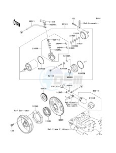 KVF 750 C [BRUTE FORCE 750 4X4I] (C6F-C7F) C6F drawing STARTER MOTOR-- C6F- -