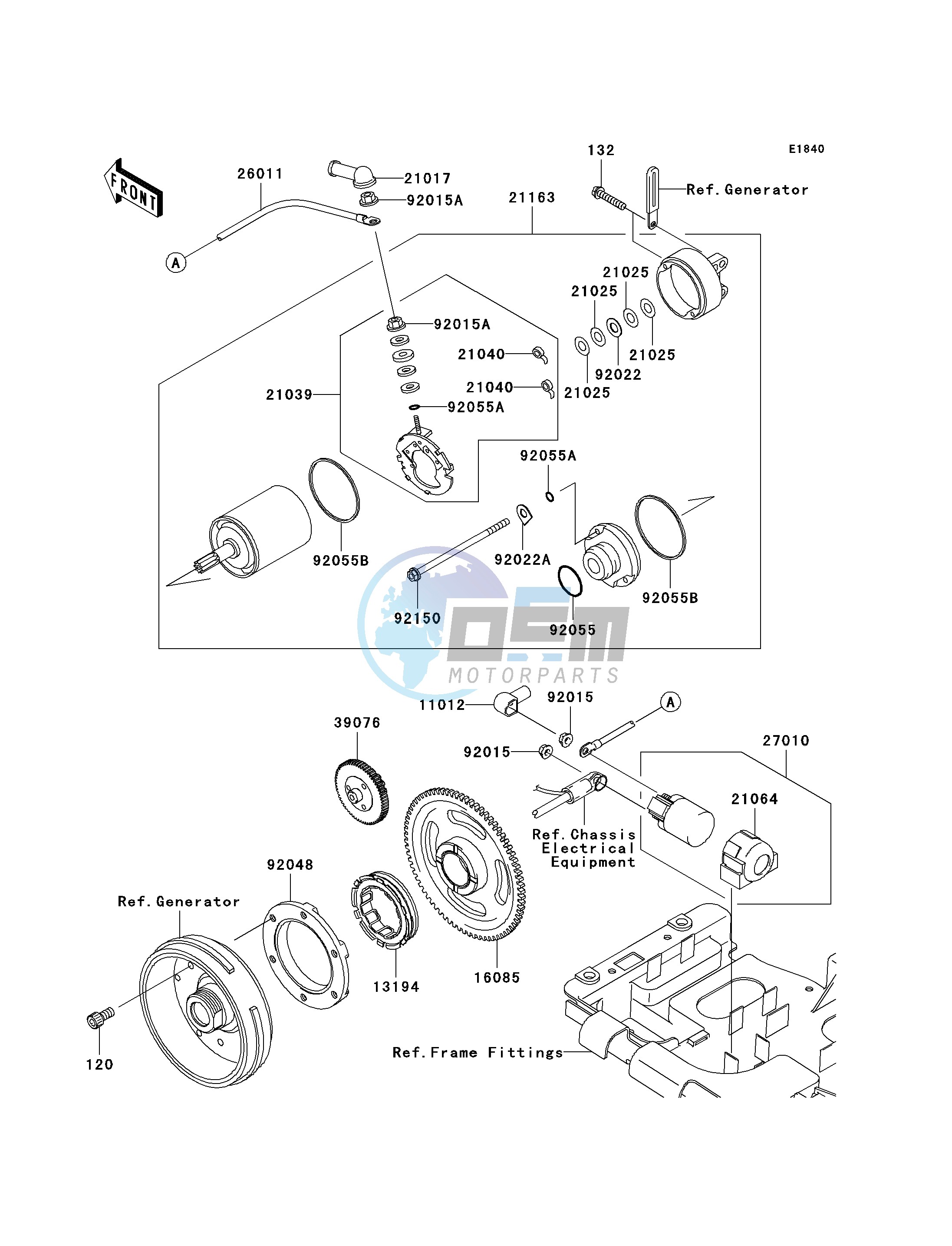 STARTER MOTOR-- C6F- -