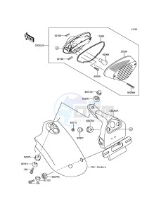 W800 EJ800AGS GB XX (EU ME A(FRICA) drawing Taillight(s)