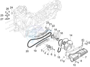 S 125 4T (Euro 3) UK drawing Oil pump