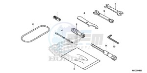 CMX500AH UK - (E) drawing TOOL