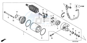 NSA700A9 Australia - (U / MME REF) drawing STARTER MOTOR