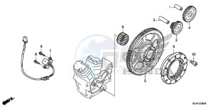 VT750C2BE Shadow - VT750C2B-E UK - (E) drawing STARTING CLUTCH