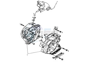 SENDA R EURO 2 - 125 drawing CRANKCASE