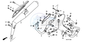 XL125VA E / MKH drawing EXHAUST MUFFLER