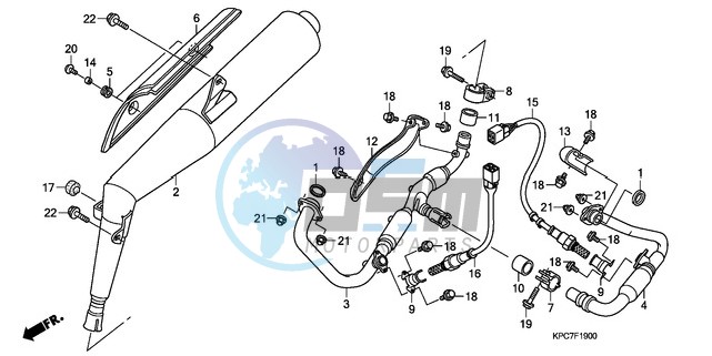 EXHAUST MUFFLER