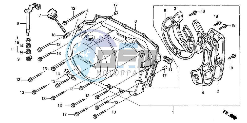 RIGHT CRANKCASE COVER