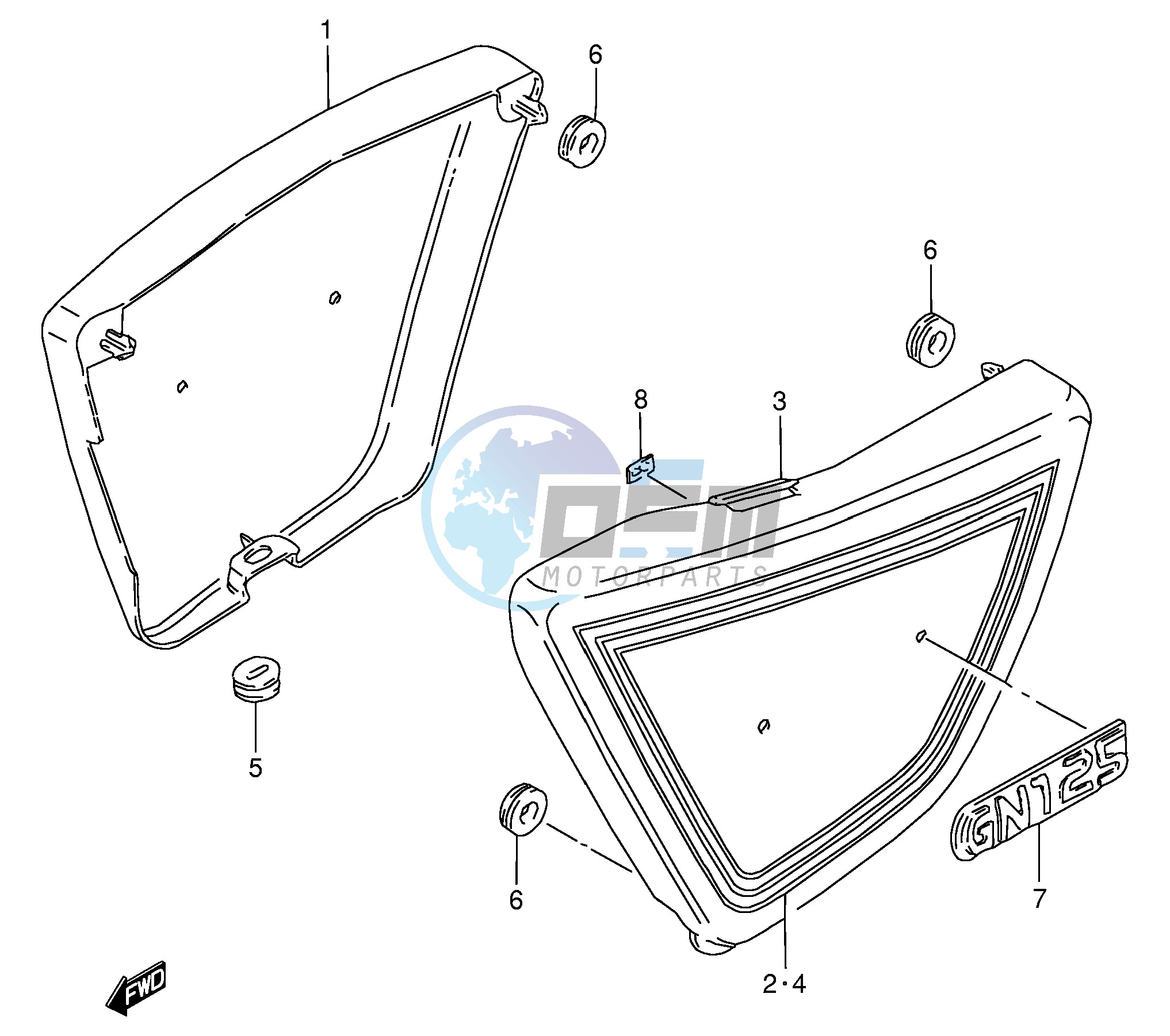 FRAME COVER (MODEL D K M N R)