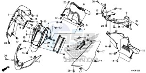 NSS125ADF Forza 125 - NSS125AD UK - (E) drawing FRONT COVER/ METER PANEL