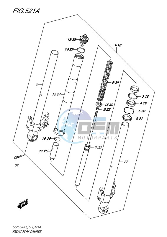 FRONT FORK DAMPER