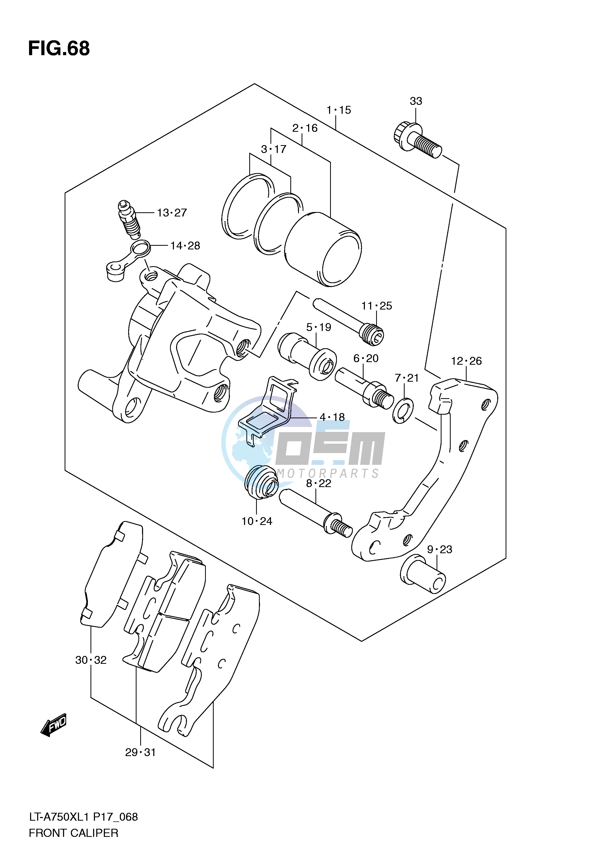 FRONT CALIPER