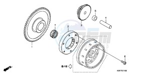 CBF125MD CBF125M UK - (E) drawing STARTING CLUTCH