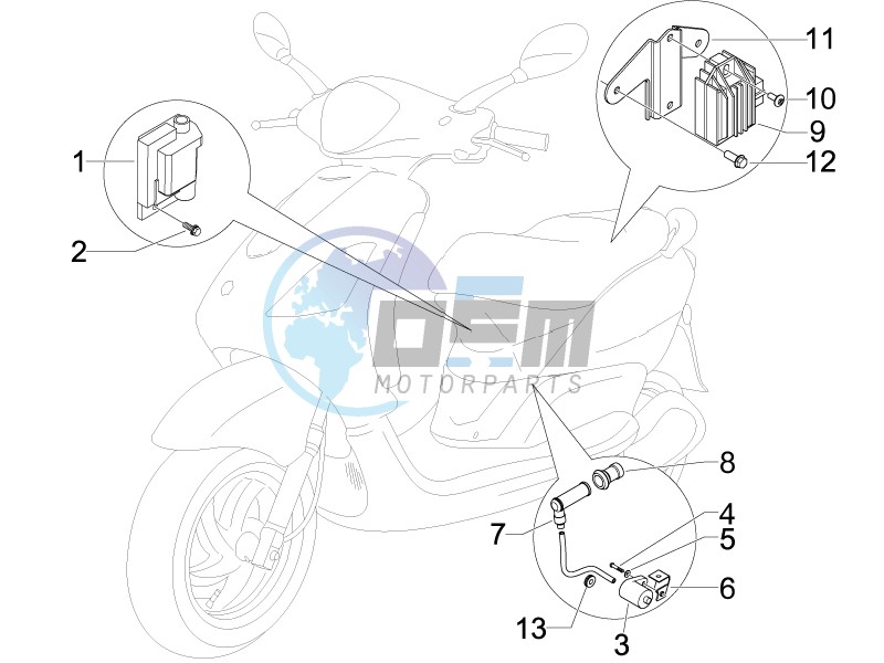 Voltage Regulators - Electronic Control Units (ecu) - H.T. Coil