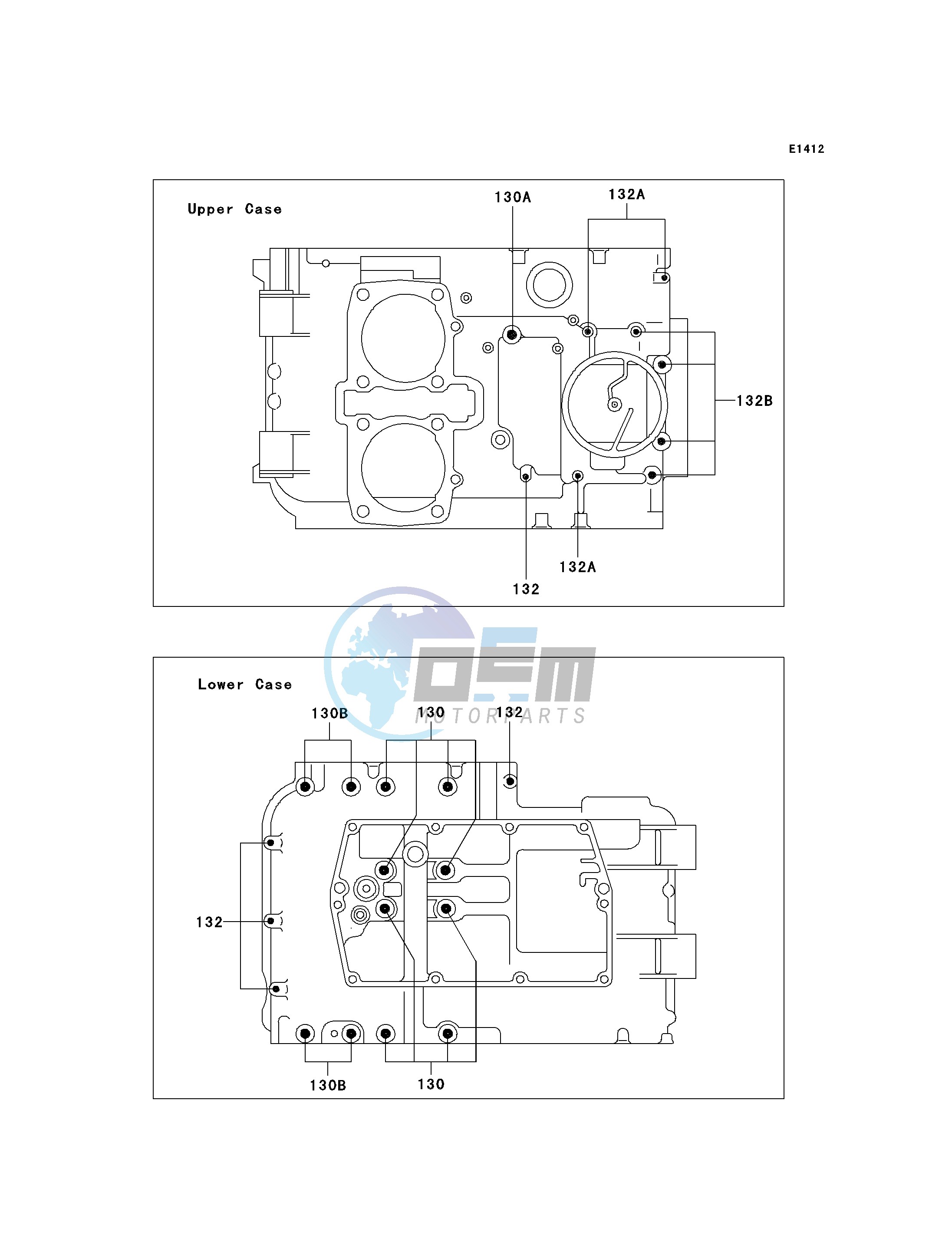 CRANKCASE BOLT PATTERN