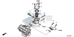 CBR600RRD CBR600RR UK - (E) drawing THERMOSTAT