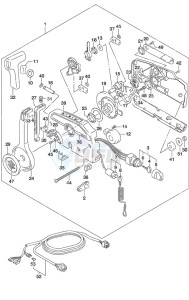 DF 9.9A drawing Remote Control w/Remote Control