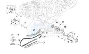 SXL 150 4T 3V CARB drawing Rocking levers support unit