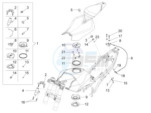 RS 125 Replica E4 ABS (EMEA) drawing Locks