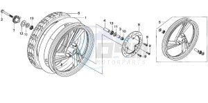 SGX50S drawing FRONT WHEEL