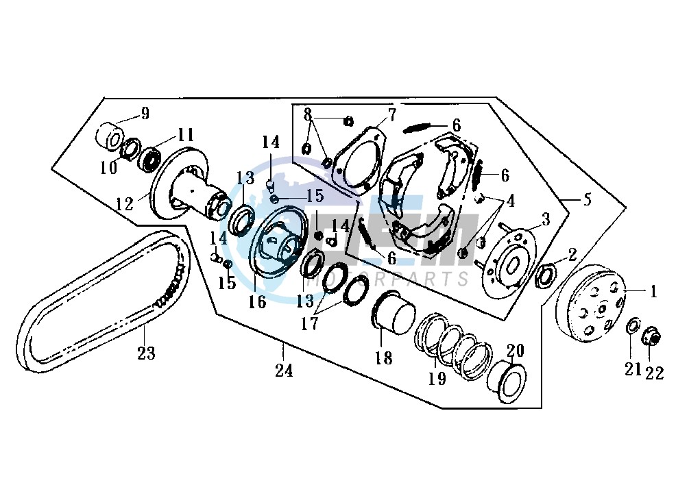 DRIVEN PULLEY