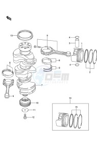 DF 300AP drawing Crankshaft