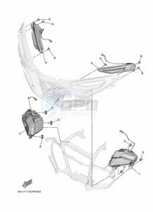 YXE1000EW YX10ERPAN (B4MF drawing HEADLIGHT