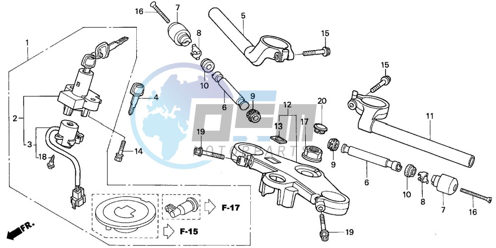 HANDLE PIPE/TOP BRIDGE