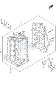 DF 175AP drawing Cylinder Block