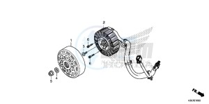 WW125EX2F PCX125 - WW125 UK - (E) drawing A.C.G. STARTER