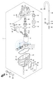 DF 70A drawing Fuel Vapor Separator