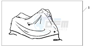 CB1000RAC drawing BODY COVER L