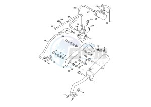 NXC CYGNUS X 125 drawing EXHAUST