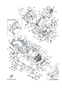 XT1200Z SUPER TENERE ABS (BP81) drawing COWLING