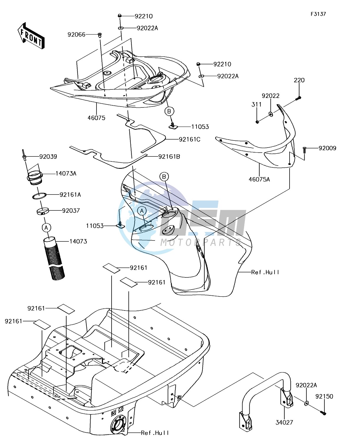 Hull Rear Fittings