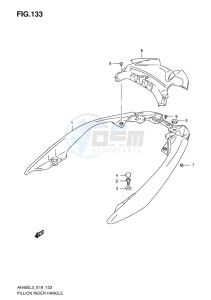 AN400 BURGMAN EU drawing PILLION RIDER HANDLE