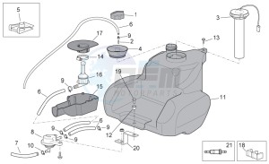 Scarabeo 100 4T e2 drawing Fuel tank II