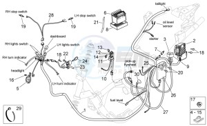 Mojito 50 Custom eng. Piaggio drawing Electrical system